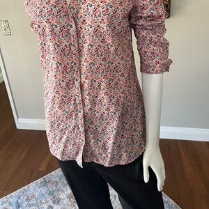 Lauren Conrad L button up Cotton Shirt